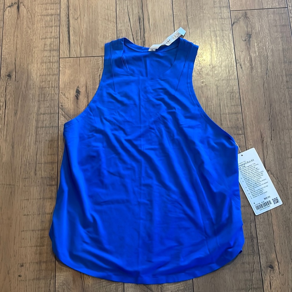 lululemon athletica Blue Tank Top